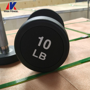 Haltères personnalisés avec logo, ensemble d'haltères de <span class=keywords><strong>10</strong></span> <span class=keywords><strong>kg</strong></span>, 5-100 lbs, équipement d'entraînement de force, haltères ronds en caoutchouc - Product Image 2