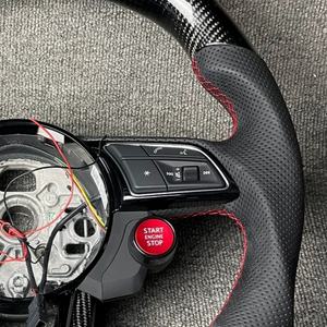 <span class=keywords><strong>Volant</strong></span> en fibre de carbone personnalisé en gros pour Audi A7 S7 RS7 A6 S6 <span class=keywords><strong>RS6</strong></span> C8 A8 A6L S8 Q6 <span class=keywords><strong>volant</strong></span> LED - Product Image 4