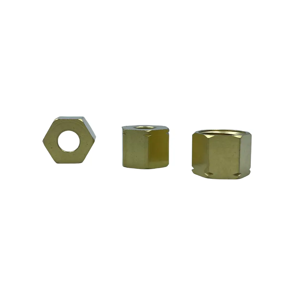 Manufacturer Plain Color Brass Hex Nuts of M8 Nuts