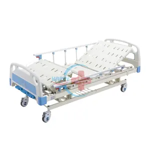 HC-M005 patient emergency transfer stretcher bed ABS medical hospital bed for patient with Three Cranks