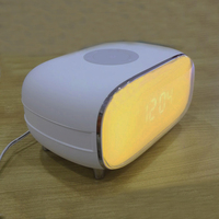 Lampe intelligente d'aide au sommeil personnalisée Veilleuse à LED orange Machine à sons naturels pour enfants