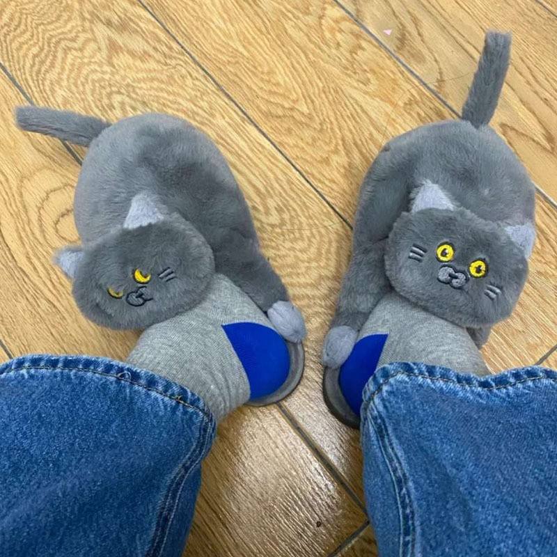 2022 Cuddly Hug Cat Slippers Fashion Comfort for Winter