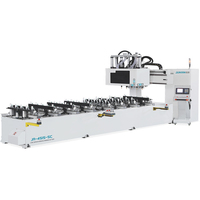 Machine à rainurer CNC à double broche et trois rangées JUNRAN JR-4515-5C à haute efficacité pour le travail du bois, usinage de haute précision