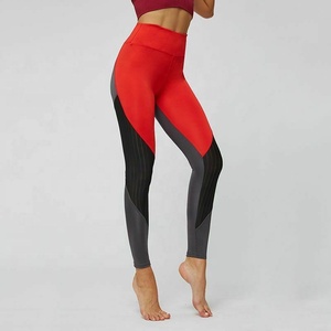 Digital Printing Men's High Quality Selvagio Yoga Leggings-Anti-Bacterial Breathable SEAMED Elastic Waist 100% Polyester Spandex - Product Image 4