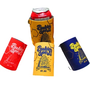 RYO Religious Custom Sublimation Neoprene Insulated Beer Coozies Snap <b>Wrap</b> Can Cooler Sleeve Holiday <b>Gifts</b> Printed Slap - Product Image 2