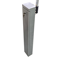 Mini barrière automatique avec moteur 1.5s DC24V pour système de stationnement et barrières de contrôle de la circulation avec flèche droite de 2m