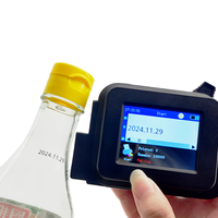 Imprimante jet d'encre portable XP600 pour le codage de la date de péremption et des lots sur les boîtes de conserve et les bouteilles, résolution 600 dpi, encre éco-solvant semi-automatique