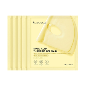 Kojic Acid Turmeric Brightening Gold Jelly Gel Mask Overnight Face Masks for Glass Glow <strong>Skin</strong> Hydrating Firming Korean Skincare - Product Image 2