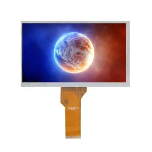 1024x600 संकल्प एल ई डी Backlight आरजीबी 1024x600 Mipi 7 इंच Tft एलसीडी डिस्प्ले पैनल