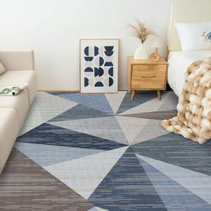 Tapis moderne à poils ras, épais, floral, lavable en machine, antidérapant, anti-déchirure, doux et élégant pour salon et chambre à coucher - Product Image 2