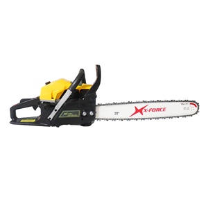 58cc Two Stroke Gasoline Chainsaw 20 Inch Rocket Yellow <b>Logging</b> Saw Household Tree <b>Cutting</b> Garden Tool 58cc Rocket Model Powerfu - Product Image 2