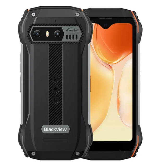 Blackview N6000SE Rugged Smartphone Mini 4.3'' Display MTK Octa Core Mobile Phone 12GB(4+8) 128GB 13MP Camera 3700mAh Android 13
