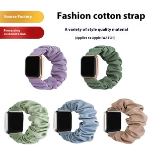 Nueva Correa Deportiva Compatible para Apple Watch, Correa de Acero Inoxidable con Tela de Algodón Sintético para <span class=keywords><strong>Reloj</strong></span> <span class=keywords><strong>Inteligente</strong></span> - Product Image 4