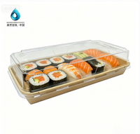 Boîte d'expédition compostable jetable en papier kraft, gaufrée et bronzée, personnalisée pour nouilles, salades et snacks – Meilleures ventes sur le marché européen