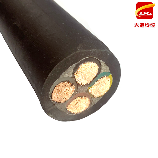 H07RN-F 450/750V 4 Core35mm 50mm 70mm2 Rubber Power Cable for Underwater Device Waterproof Flexible Submersible Water Pump Cable