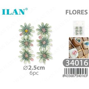 Fiori Secchi Ilan 2,5cm 6 Pezzi per Decorazioni Artigianali - Product Image 3