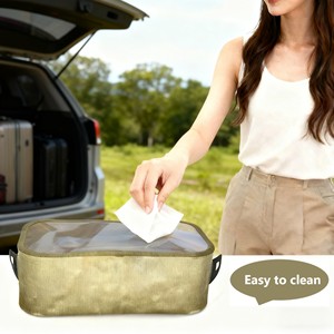 Sacs à maquillage personnalisés, sacs à maquillage <span class=keywords><strong>tendance</strong></span> pour femmes, trousse de toilette imperméable, fermeture à glissière, sacs de voyage semi-compactes pour cosmétiques - Product Image 5