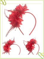 Nouveau serre-tête en plumes et fleurs AliExpress, style vintage européen et américain, populaire pour mariages et fêtes, accessoire capillaire, modèle 23016