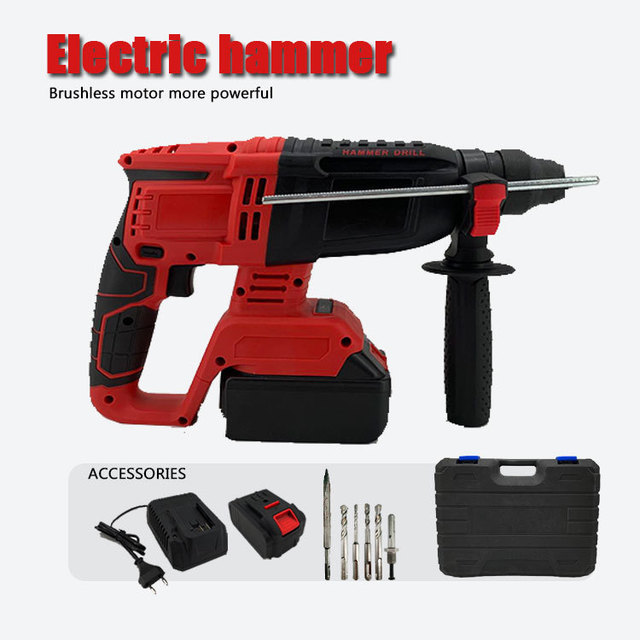 High-Power 900W Brushless Motor 21V Lithium Battery Electric DIY Industrial OEM Impact Drill with Keyless Chuck 50 Nm Max Torque