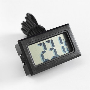 Digital Thermometer YS-01 Black Wired Waterproof Probe For Fish Tank Refrigerator Car Temperature Measurement - Product Image 1