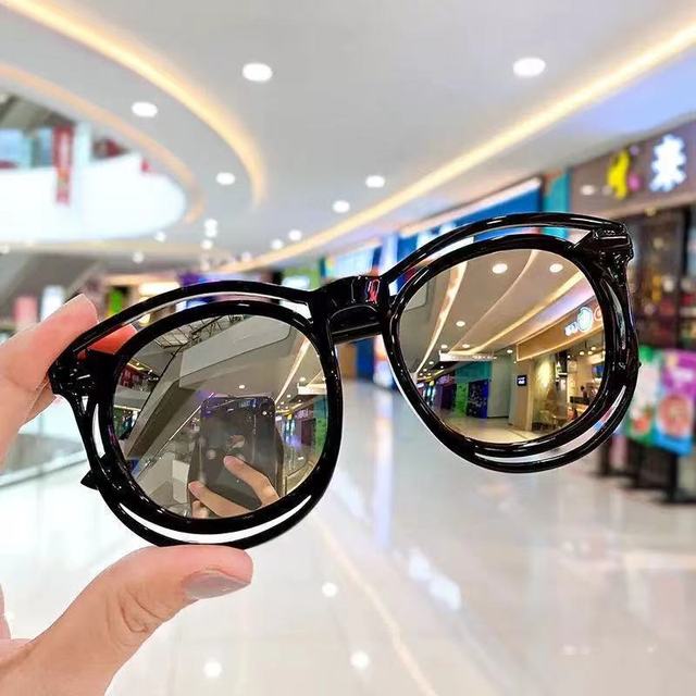 Wholesale 2026 Korean Version of New Children's Visor Sunglasses Birthday Gifts Fashionable Baby Sunglasses in Stock