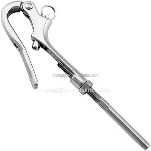 Gancio a Sgancio Rapido Tipo Pelican per Uso Marino con Terminale a Vite in Acciaio Inox 316, Ganci Pelican Apribili - Product Image 4