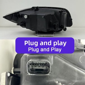 Ensemble de phares avec feux de jour <span class=keywords><strong>LED</strong></span> bicolores modifiés, <span class=keywords><strong>12V</strong></span>, compatible avec les BMW Série 1 E87 (2004-2011) - Product Image 3