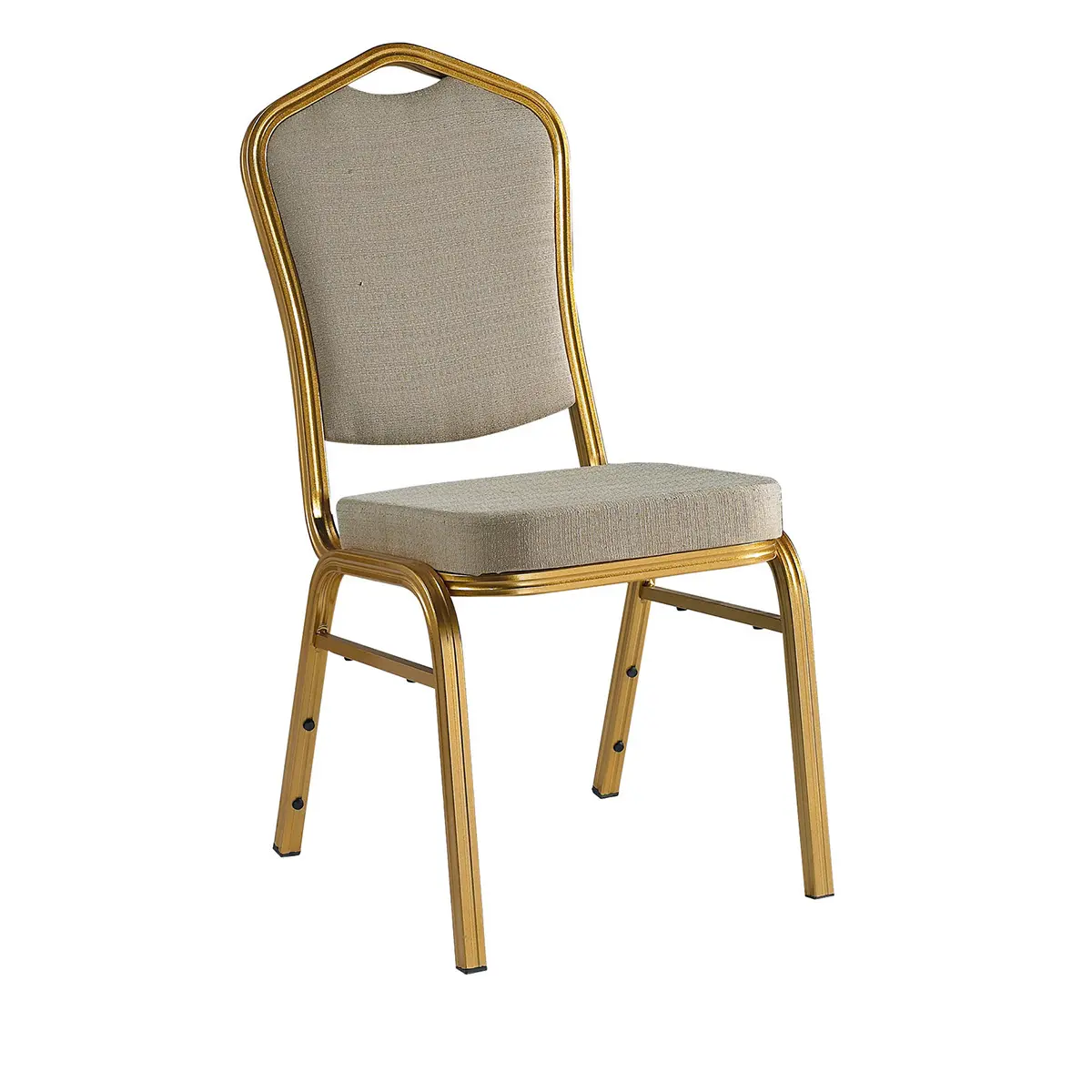 الجملة تكويم رخيصة الثمن الصلب المعدنية أثاث الفندق حفل زفاف الذهب تستخدم كرسي مأدبة للبيع