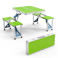 Nouvelles chaises et table pliantes en aluminium pour pique-nique, barbecue, plage, parc, voiture, événements, camping, repas en plein air