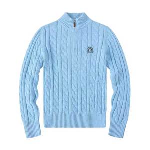 Maglione da <span class=keywords><strong>uomo</strong></span> RALFLAR in <span class=keywords><strong>cotone</strong></span> lavorato a <span class=keywords><strong>maglia</strong></span> con collo alto e chiusura a zip, stile Old Money autunnale, anti-restringimento, ispirato all'Inghilterra - Product Image 4