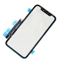 Nouveau numériseur d'écran tactile en verre à écran tactile avant avec OCA pour iPhone X XR XS Max 12 13 Pro Max