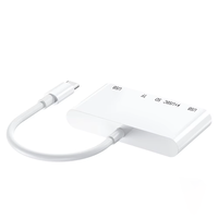 Lecteur de carte SD 5 en 1 de haute qualité avec interface USB 2.0 et Type-C, vitesse de 480 Mbps pour ordinateur portable et appareils mobiles