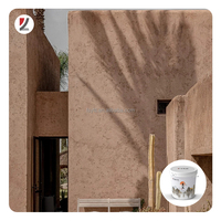 Peinture murale acrylique Grafiato imperméable et résistante aux UV, texture pierre, film riche pour application au pinceau, idéale pour les murs d'hôtels et de villas