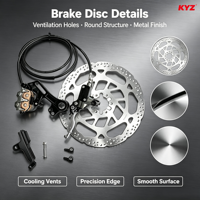 Kit de conversion d'étrier de frein arrière en aluminium CNC Surron Light Bee Ultra Bee Talaria MX4 XXX KYZ, haute performance, amélioration tout-terrain