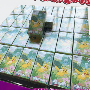 YZ hiếm đích thực đơn giản hóa Trung Quốc Pikachu trò chơi Bảng giáo dục màu tím đỏ tươi dễ thương 151 hành trình bí ẩn di động pokemned - Product Image 2