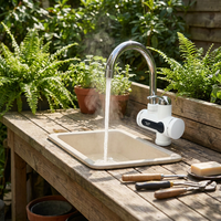 Robinet d'eau chaude électrique de luxe pour cuisine moderne 220V, robinet d'eau chaude instantanée au design innovant, chauffe-eau portable