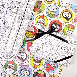 โปสเตอร์ติดผนังสำหรับเด็กม้วนสีกระดาษวาดรูปแบบลอกออกได้ - Product Image 3