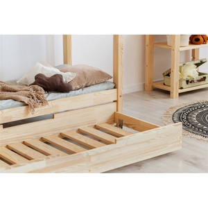 Economía 1,2 M alquiler moderna de madera maciza cama de 1,5 M dormitorio principal cama de pino con sacó la cama - Product Image 5