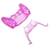 Boutons de jeu transparents pour contrôleur PS5, boîte complète de boutons, coque, couvercle de coque, décoration, coquilles de réparation, 100 pièces