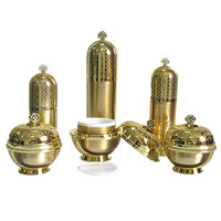 Ensemble de flacons et pots cosmétiques en acrylique de haute qualité de la marque DEPRAG, best-seller au Koweït, avec bouchon à vis pour crème de soin de la peau