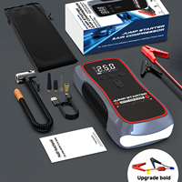 Pompe à air portable haute puissance 1000A pour voiture avec batterie au lithium, lumière LED et protection anti-étincelles pour moto/camion/voiture de tourisme