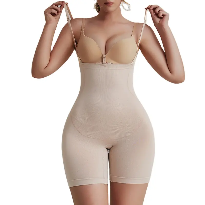 Frauen Under bust Slimming Bodysuit Nahtloses Bauch kontroll korsett Postpartale Unterwäsche Höschen Bodysuit Plus Size Shape wear Erwachsene
