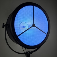 Projecteur LED DMX 750W, ventilateur professionnel rétro avec effets pour l'éclairage de scène