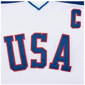 Пользовательские Премиум хоккейная одежда Молодежный темно-бордовый фильм белые миниатюрные китобои хоккейная Майка - Product Image 4