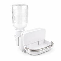 Fontaine à eau pour animaux de compagnie avec filtre durable facile à nettoyer, distributeur d'eau pour lapins et autres petits animaux