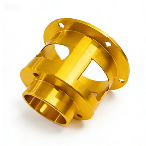 OEM/ODM CNC Anodized Aluminum Adapter Flange - Motorcycle/Industrial Bushing Bulk Supply - Product Image 2