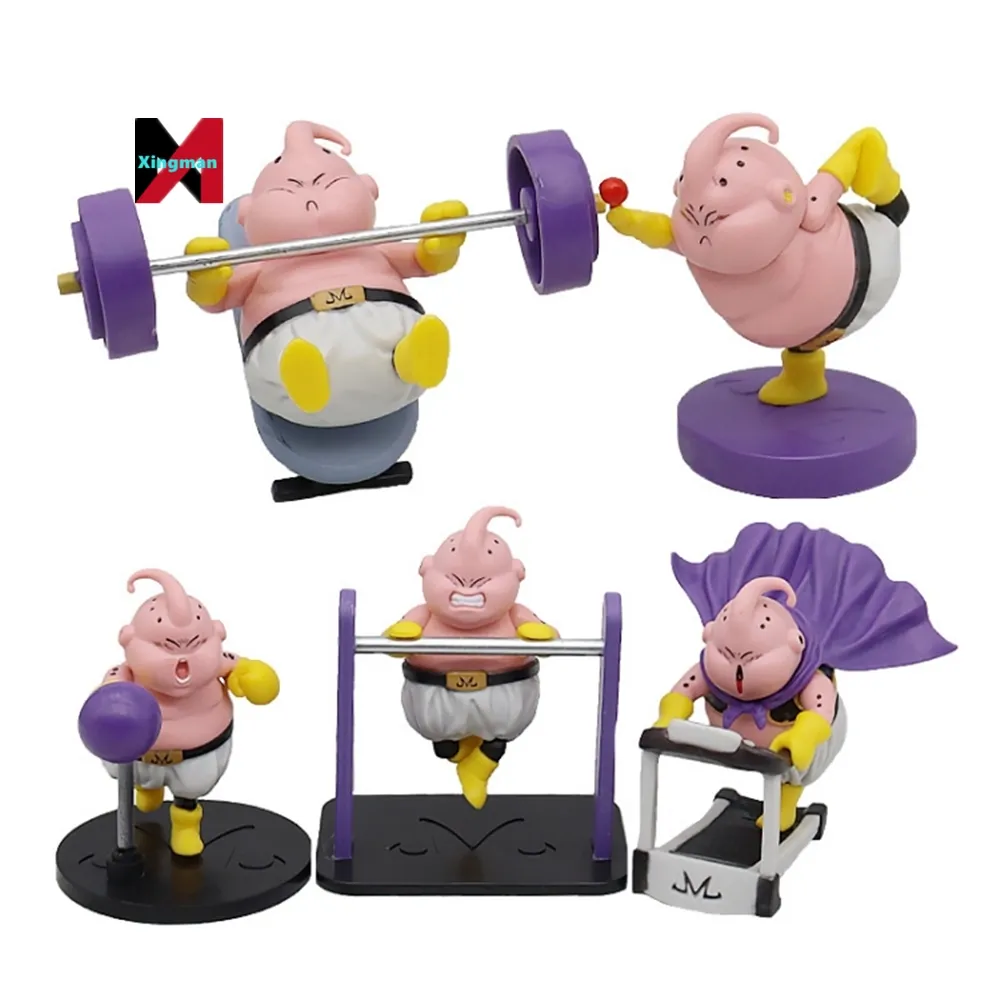 Q Version Majin Buu PVC Color Box Dragons Ball anime action figures Toys Collectible Model Doll Gifts For Kids