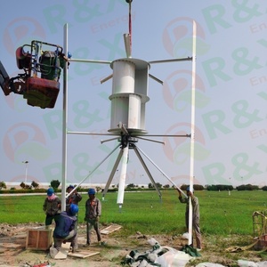 Aerogenerador de Eje Vertical de Energía Limpia y Silenciosa de 5kw, 10kw, 15kw, 20kw, 25kw, 30kw, 50kw para Uso Agrícola - Product Image 3