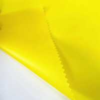 Tissu taffetas en polyester recyclé RPET de haute qualité 210T imperméable enduit de PU 65GSM