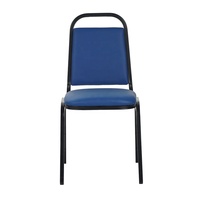 Chaises d'hôtel empilables en métal avec cadre personnalisé en tissu pour événements, fêtes et mariages – Chaises de banquet d'hôtel d'occasion en gros